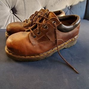 Vintage Dr Martens steel toe women's boots